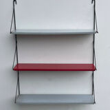 Vintage metal wall shelf wall rack minimalistic 1960’s