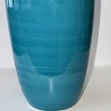 Turquoise blue vase H25.5