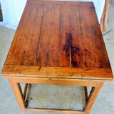 Table de ferme savoyarde rabattable