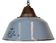 Industrial Grey Enamel and Cast Iron Pendant Light, 1960s