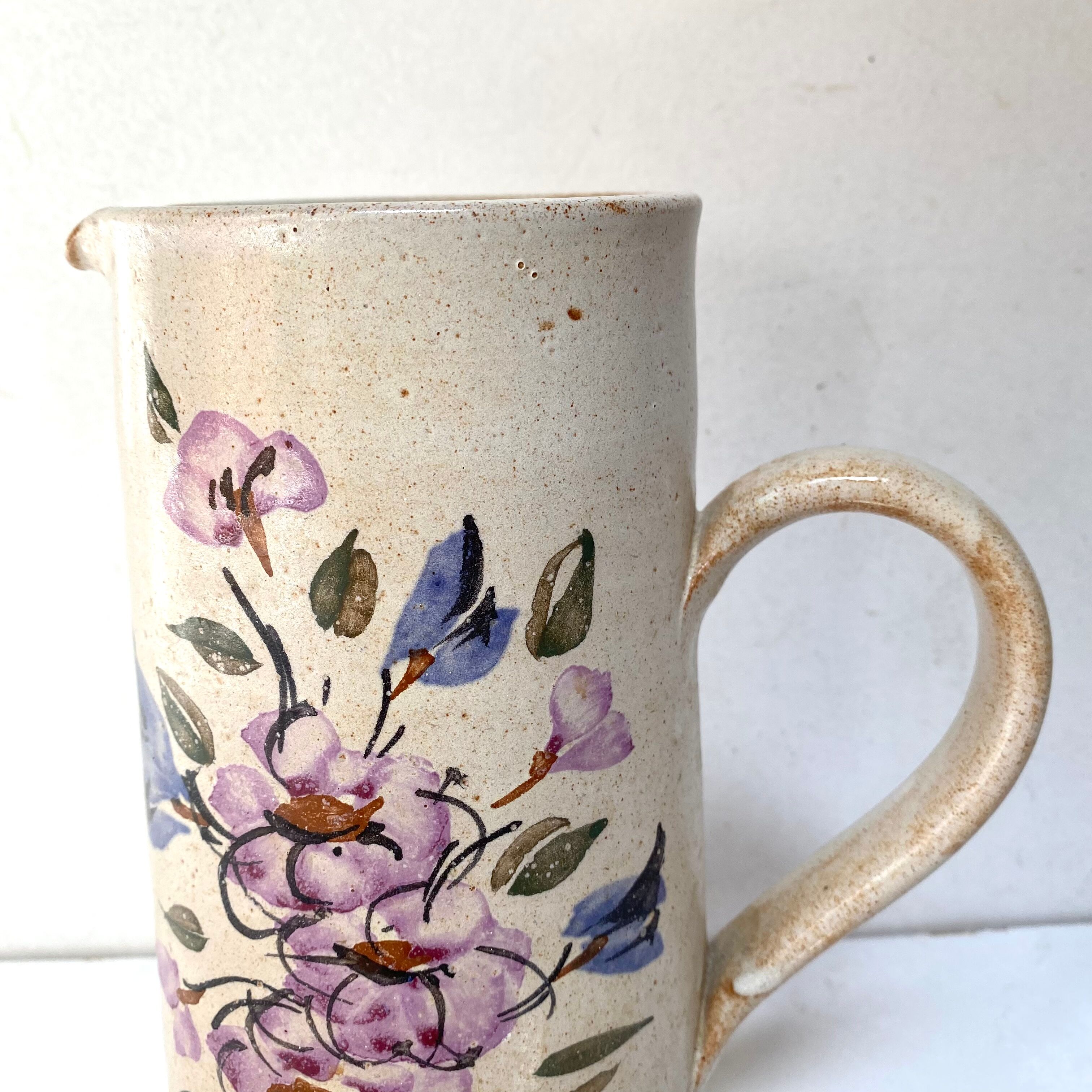 Vintage stoneware pitcher