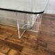 Table Basse en Verre et Plexi Vintage