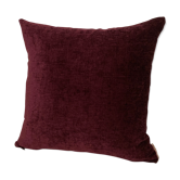 Coussin velours prune