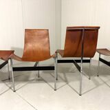 ICF De Padova T-chairs by Katavolos, Kelley and Littell, Italy 1950’s