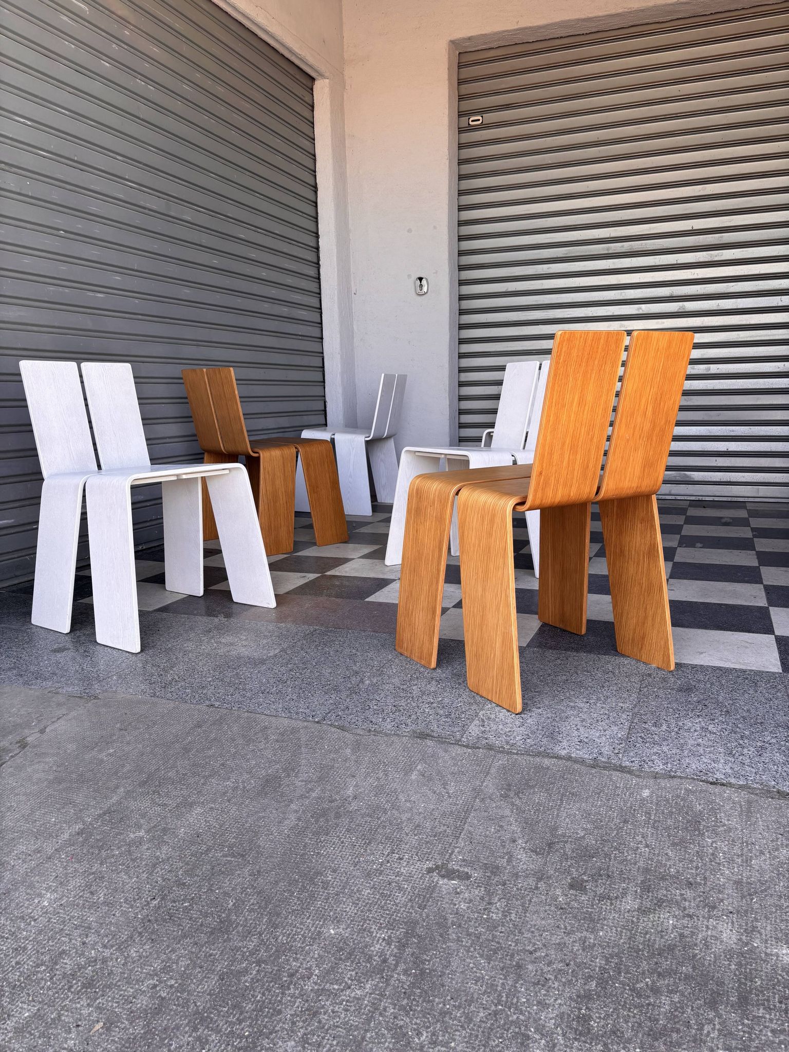 Set de 6 chaises au design danois Kibisi
