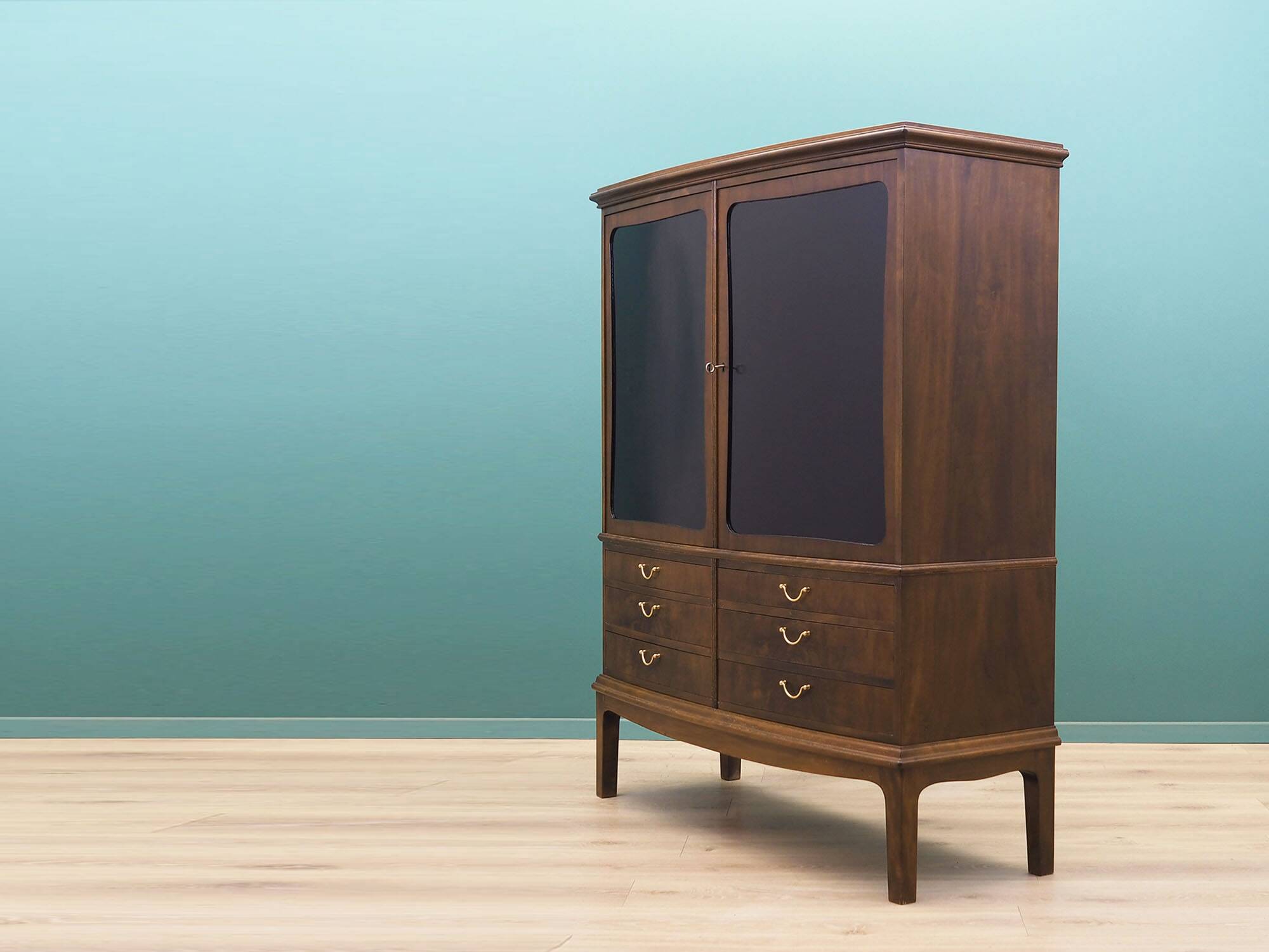 Walnut cupboard, Danish design, 1960s, production: Denmark