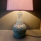 lampe en cramique Danuta Le Henaff Larmor Plage, années 70