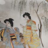 Japanese kutani tashiro eggshell porcelain tea set