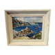 Painting of a seaside cove near Porto, circa 1950