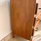 Vintage chest of drawers with compass feet