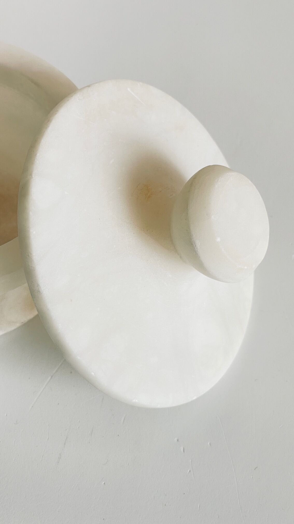 Vintage alabaster stone box