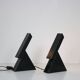 1980s Pair of “Delta” table lamps by Mario Bertorella for JM RDM, Italy