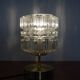 Lampe en verre ciselé