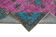Handmade Antique Turkish 1980s 227 cm x 319 cm Pink Rug