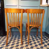 Pair of Ligna bistro chairs