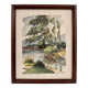 Original watercolor signed Douet (20th century)