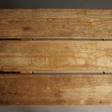 Vintage Scandinavian Solid Pine Bench. 1960s