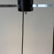 Cascade lamp with 3 glass and chrome shades by WILA, 1960s, Germany