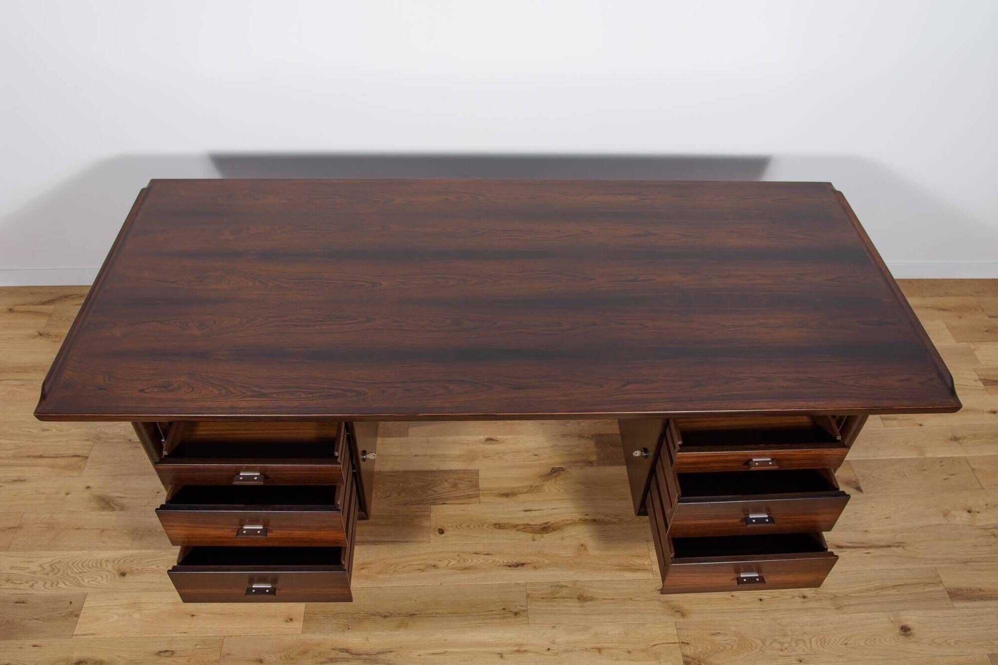 Mid-Century Rosewood Freestanding Desk Model 207 by Arne Vodder for Sibast,