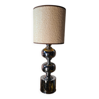 Barber style lamp 1970 chrome h49x18