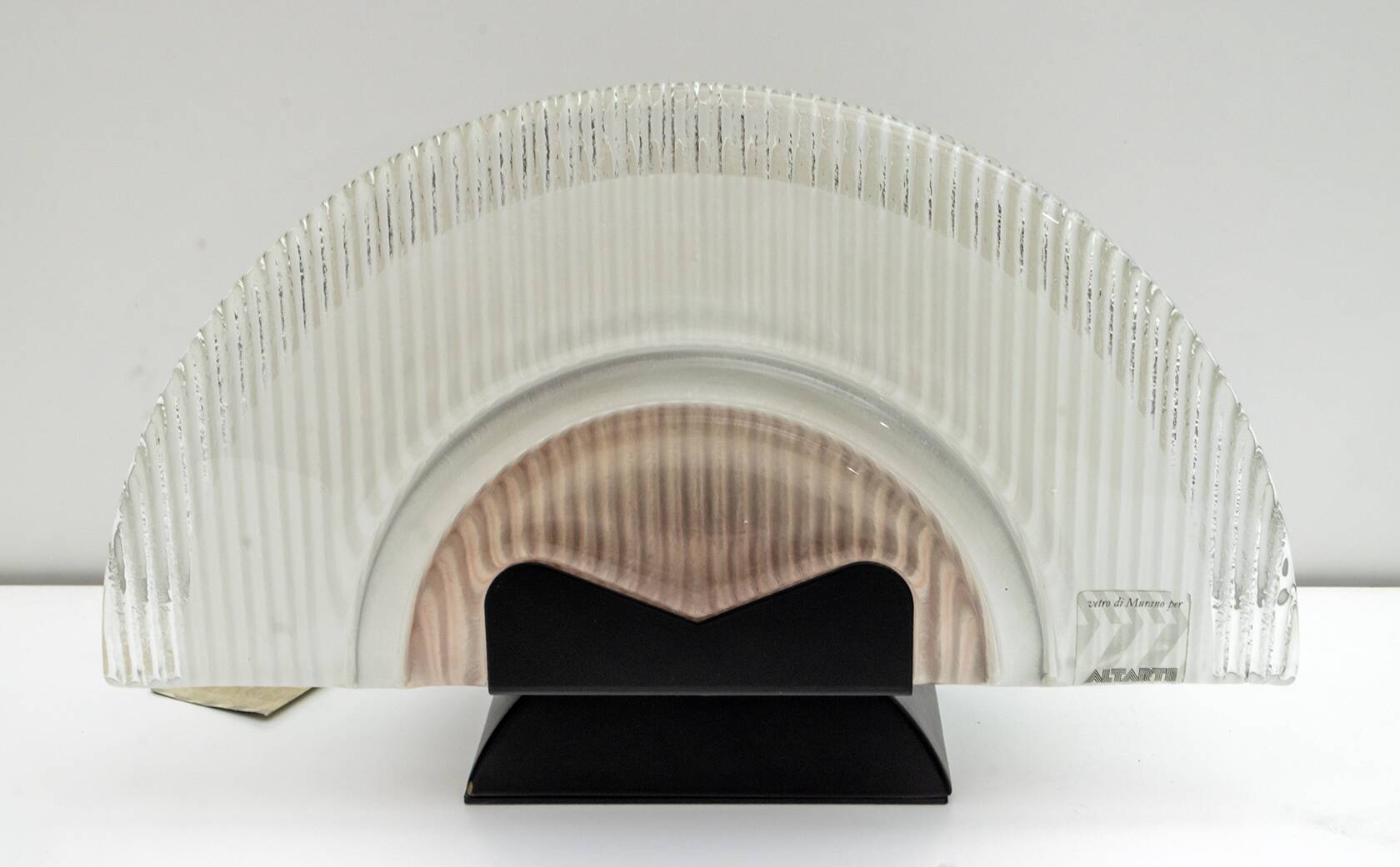 Pair of Altarte Italian Murano Glass Table Lamps by Stilkronen, 1992