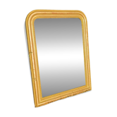Antique gilded patinated Louis-Philippe mirror