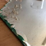 Octagonal bevelled mirror - 27 x 27 cm