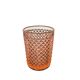 Vintage Pink Pressed Glass Bathroom Vanity Set