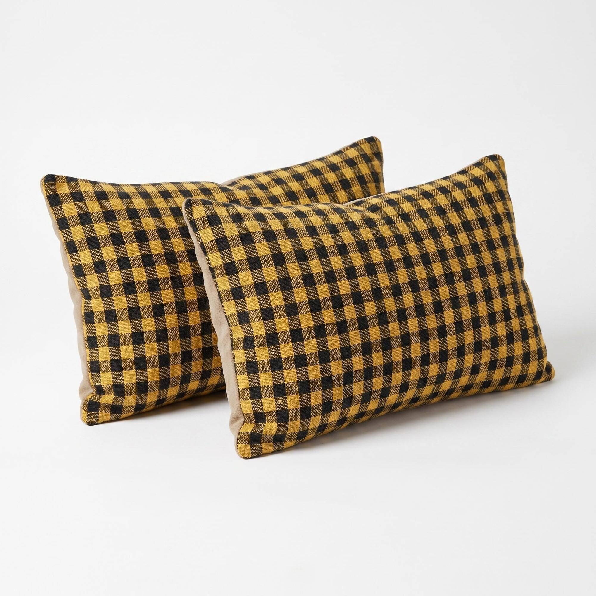 Set of 2 vintage kilim cushion covers 41x61 cm