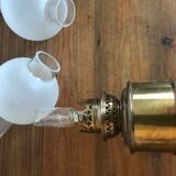 Old pair of brass wall light