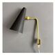 Rare, mid-century design wall lamp, Bergboms, Sweden