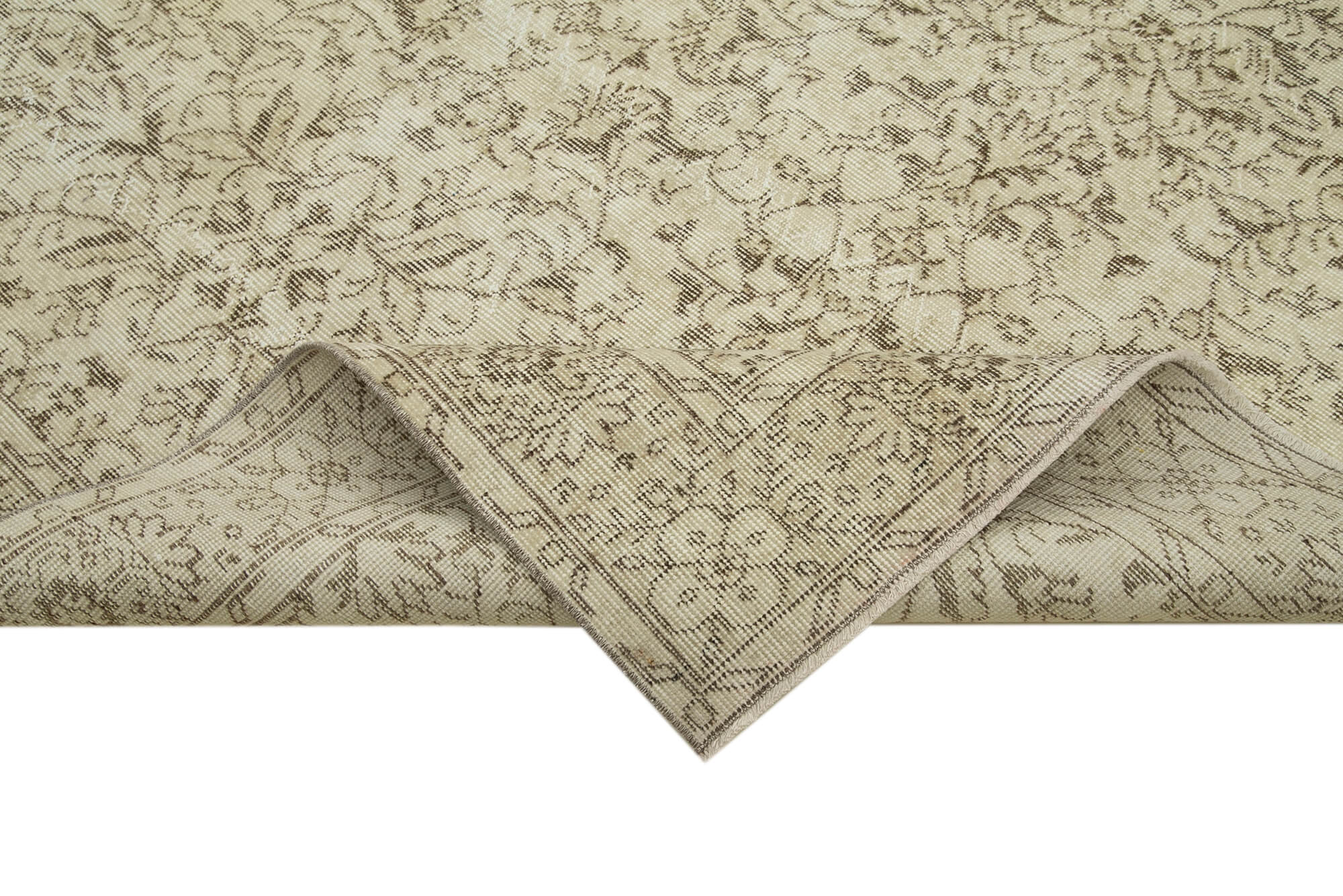 Handmade Decorative Oriental Beige Rug 166 cm x 282 cm