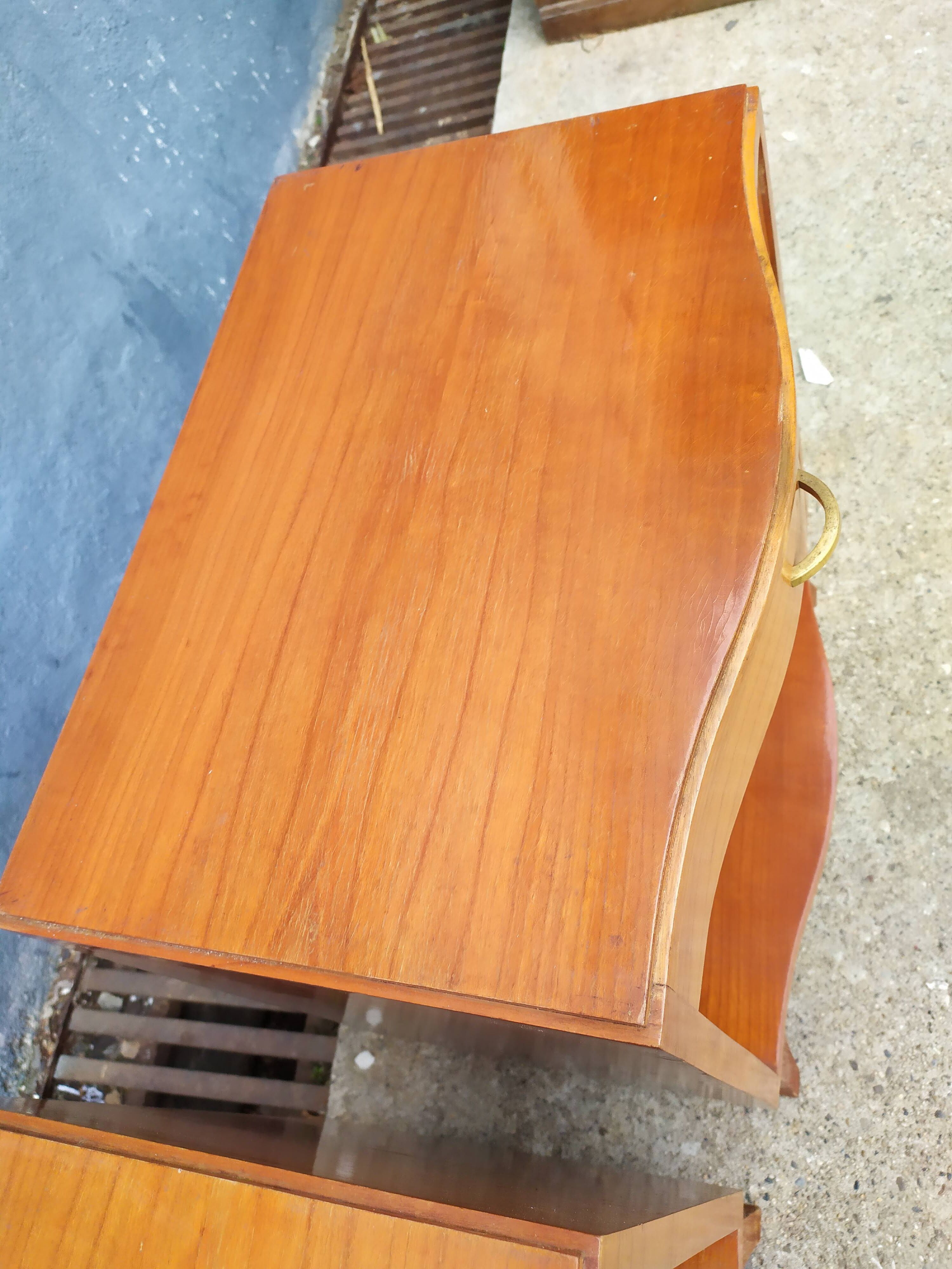 Pair of vintage bedsides