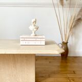 Table basse en travertin vintage