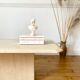 Vintage travertine coffee table