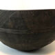 Pot sculpté bois noir africain