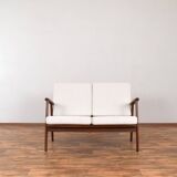 Mid-Century Danish Teak Two-Seater Sofa, 1960s.