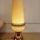 Vintage amphora solar lamp in ceramic with double lighting.
