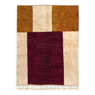 Tapis beniourain, tapis beni ourain, tapis bordeaux