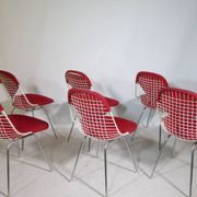 “Bikini” Chairs by Charles & Ray Eames for Herman Miller, Set of 6, 1960s