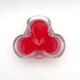 Murano Sommerso Opaline Red Bowl 16cm 882g
