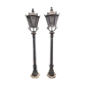 Pair of large lamps of new art city