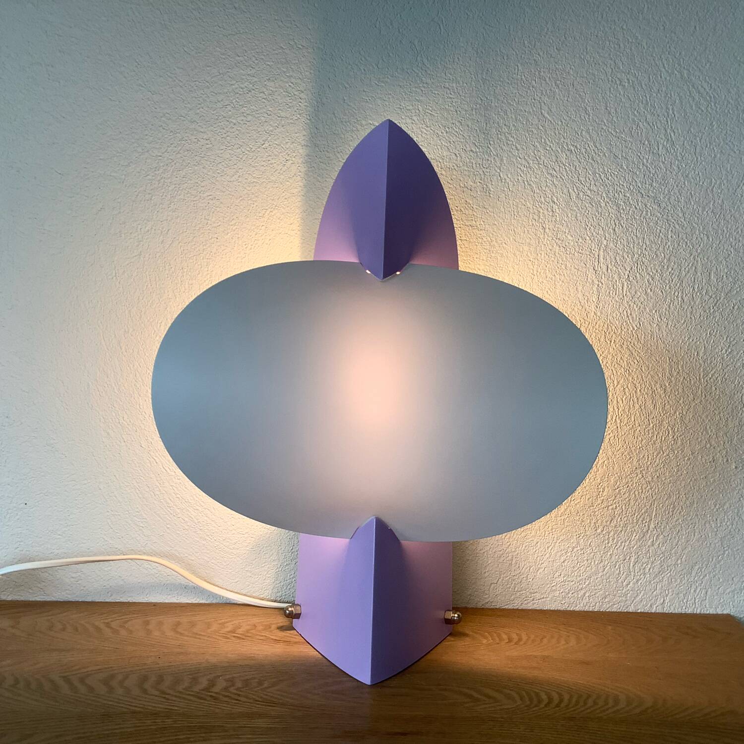 Vintage Lamp Slamp Samuel Parker 80.s Post-modern Sails Opaflex