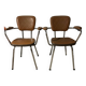 Set of 2 vintage skai chairs 60's/70's