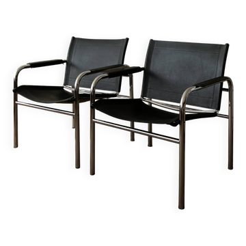 Vintage Klinte Lounge Chairs by Tord Björklund for IKEA, 1980s, Set of 2