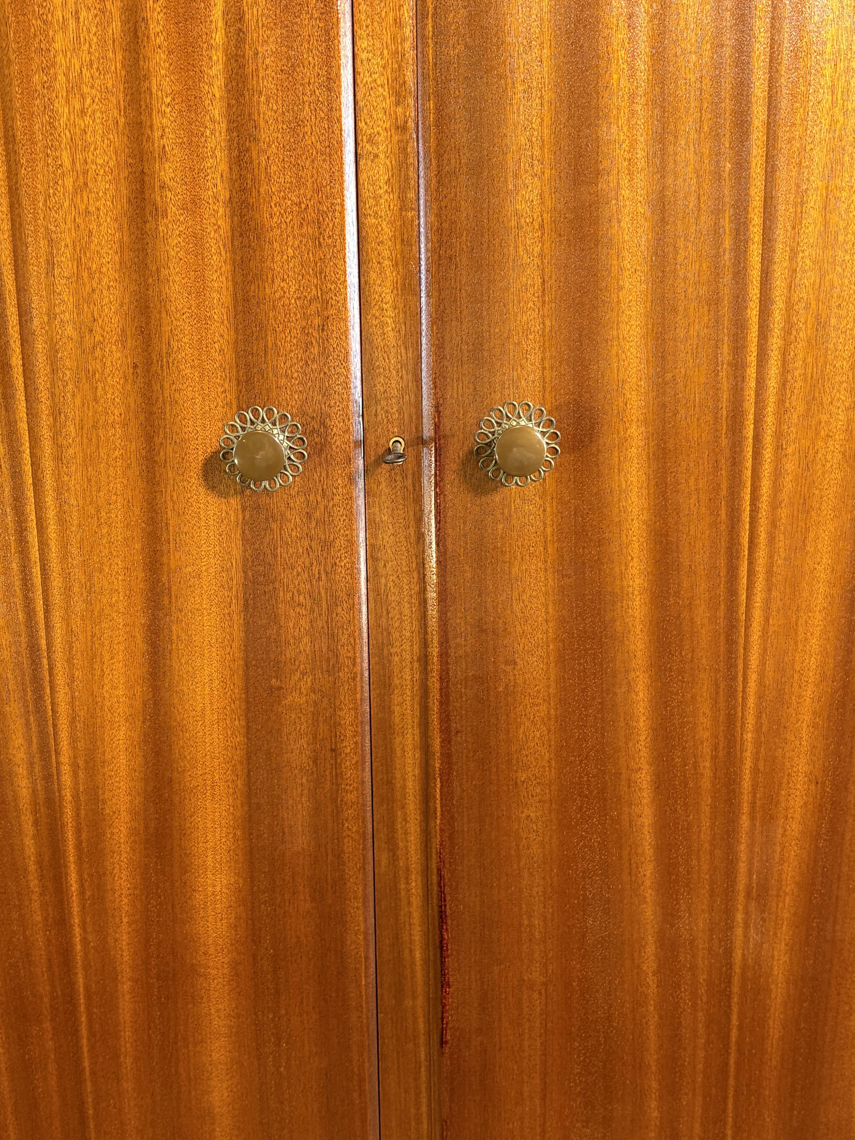 Mid Century Retro Teak Wardrobe by McIntosh 1960 English Designer