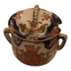 Antique faience mustard pot rouen dijon mustard