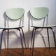 Set of 2 formica chairs