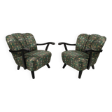 Art Deco Armchairs, 1950s, Set of 2