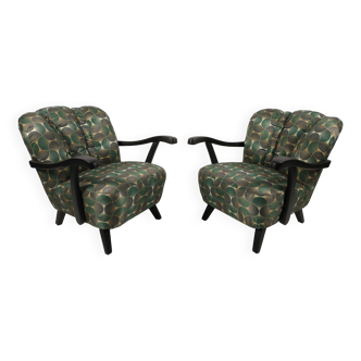 Art Deco Armchairs, 1950s, Set of 2